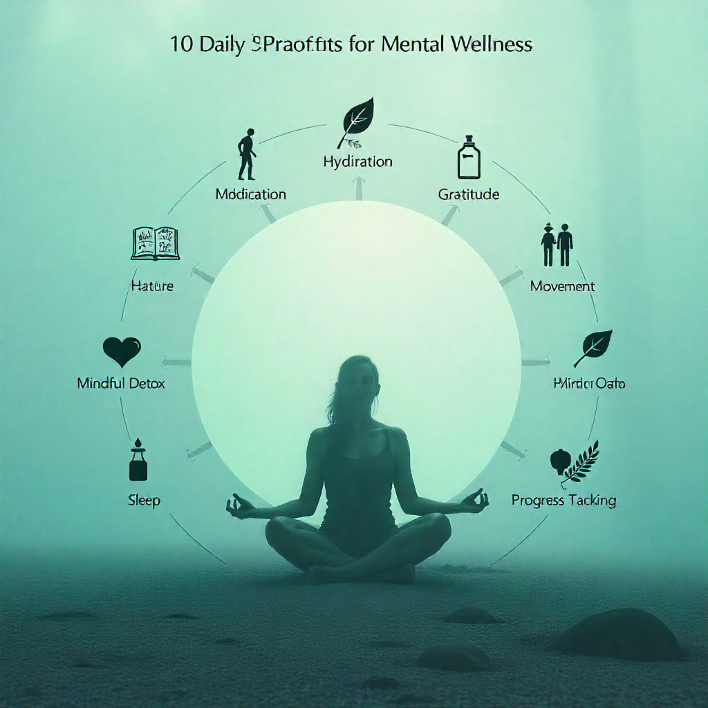 Daily habits for mental wellness and stress reduction practices